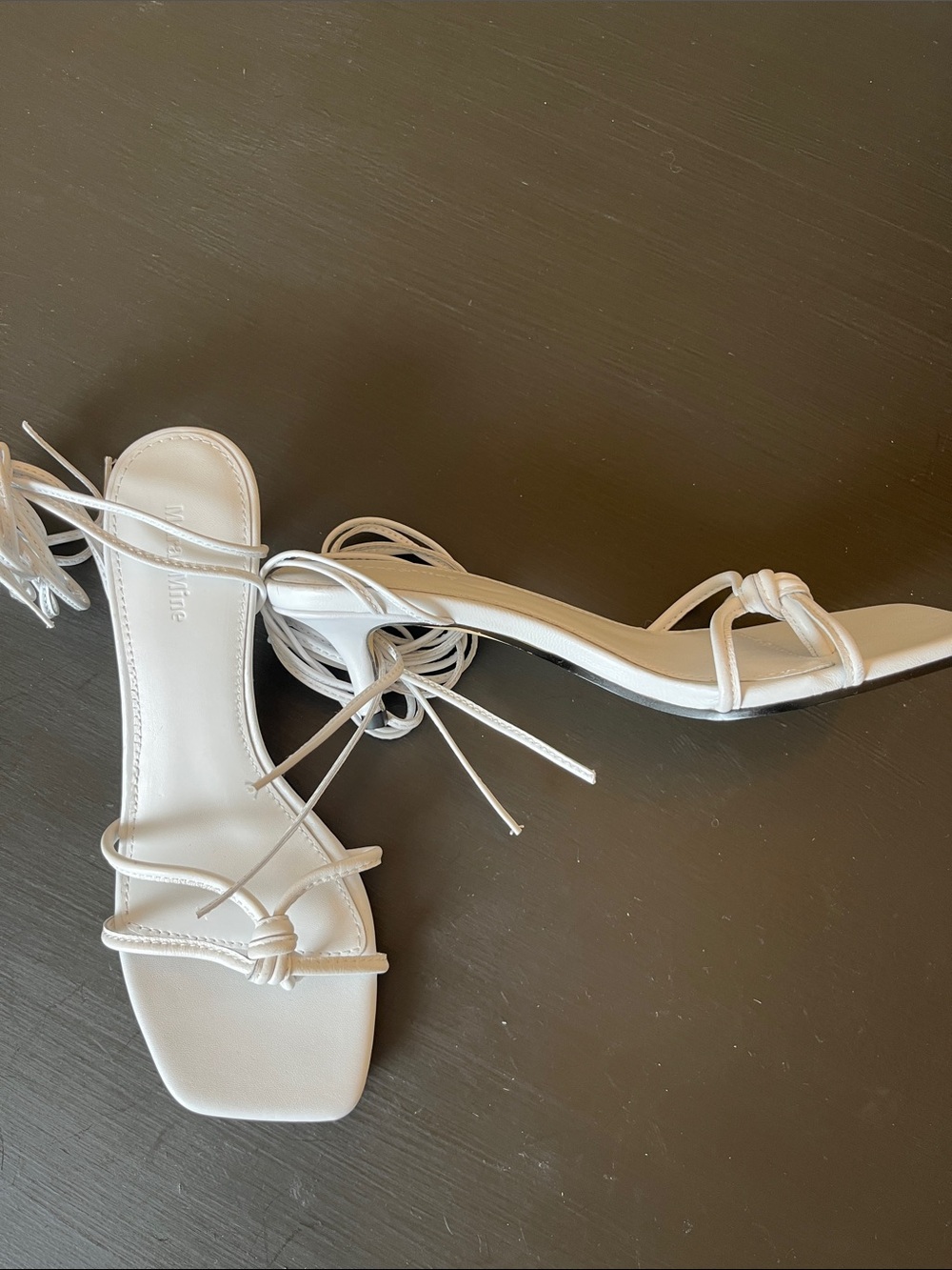 MARA & MINE WHITE  SANDALS 5